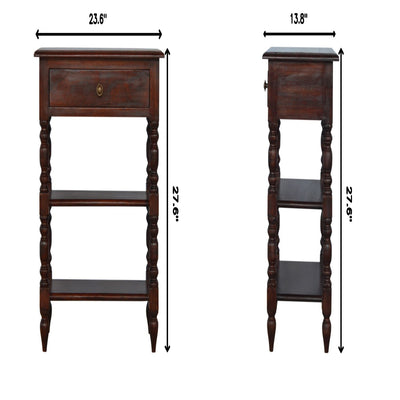 Turned Legs Side Table