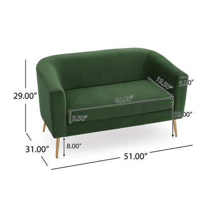Modern Elegant Design Style Loveseat