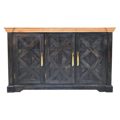 Regal - Rustic Sideboard - Black