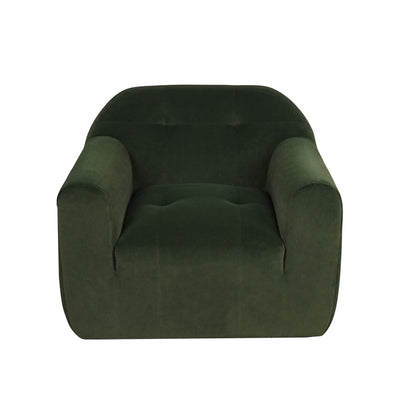 Harmonara - Boucle Upholstered Club Chair With Blind Tufting