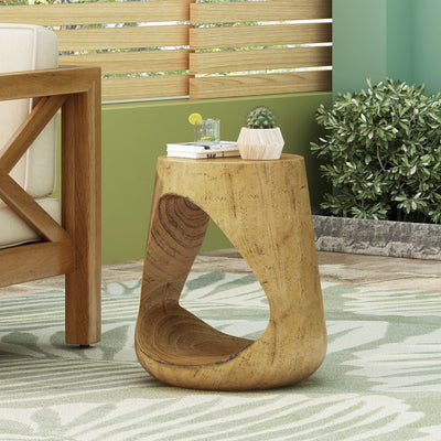 Hollow - Side Table, Durable And Weather Resistant