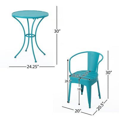 Colmar - 3 Piece Metal Set