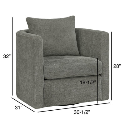 Sutton - Swivel Barrel Chair