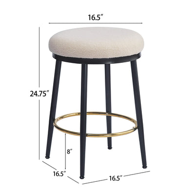 Stylish Design Counter Stools (Set of 2)