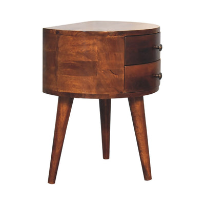 Odyssey - Tripod Bedside Table - Chestnut