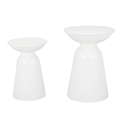 Serenita - Outdoor Side Tables With Flared Design (Set of 2)