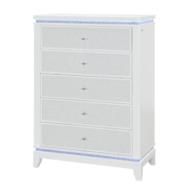Adalid - Chest With LED Lighting - White