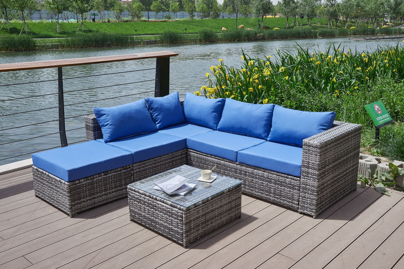 Patio Sofa With Cushions