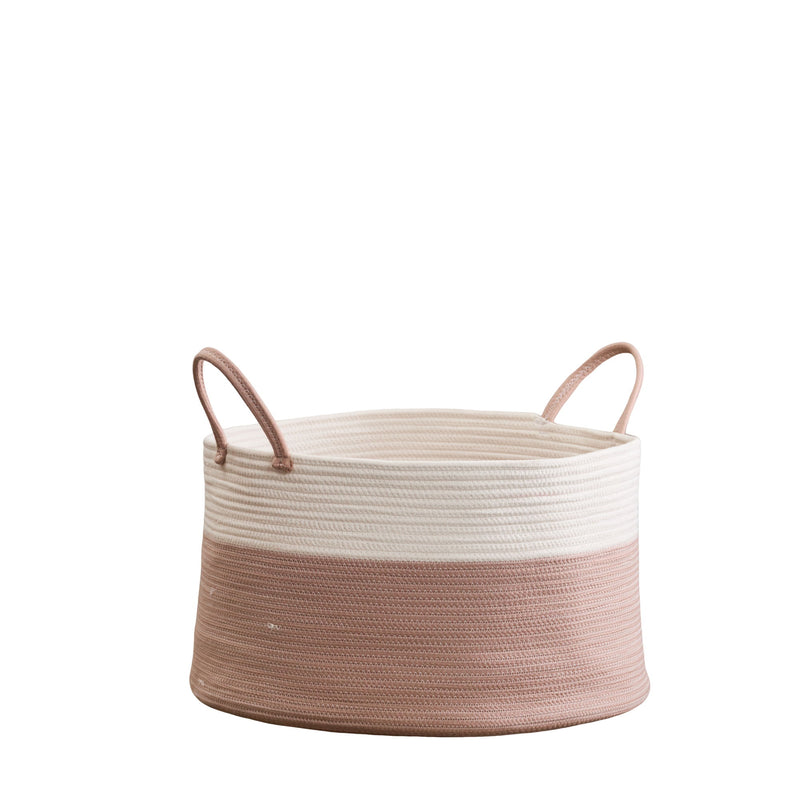 Francis - Cotton Round Laundry And Storage Basket