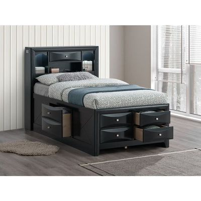 Marilla - Storage Bed With Bookcase Headboard