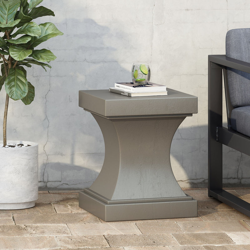 Athena - Modern Side Table With Pedestal Design