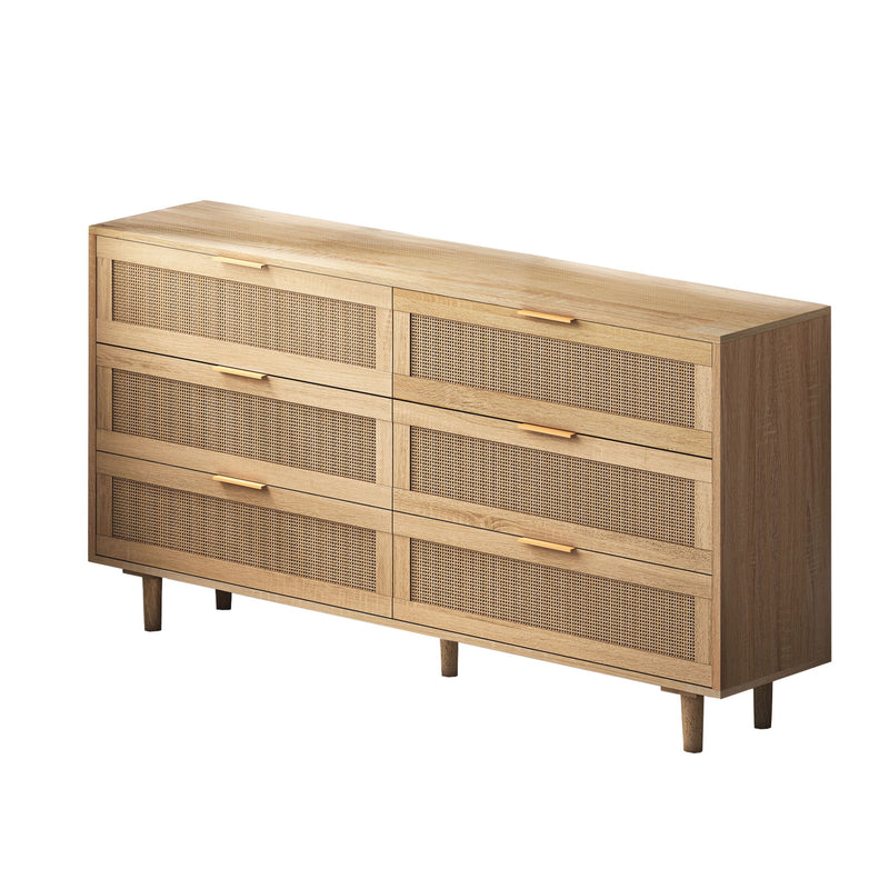 Modern 6 Drawer Storage Cabinet For Bedroom