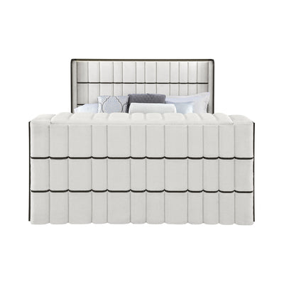 Isaiah - Bed With TV Lift-LED Speakers And Fireplace