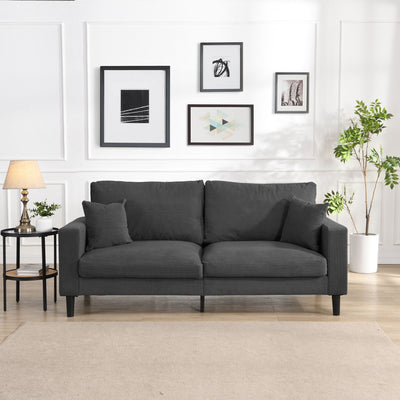 Modern Upholstered Resilience Three Seater Sofa