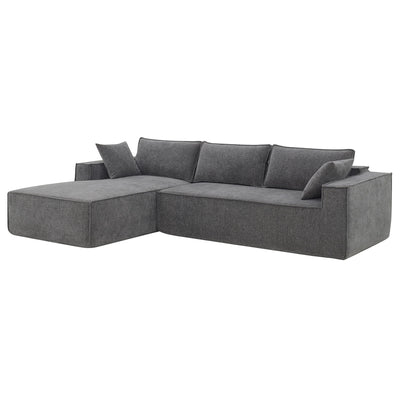 Free Combination Minimalist Style Modular Sectional, Wrinkle Resistant Couch Set L Shaped Compressed Sofa For Living Room