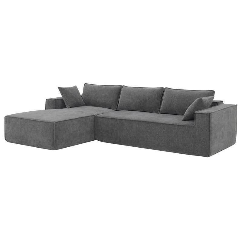 Free Combination Minimalist Style Modular Sectional, Wrinkle Resistant Couch Set L Shaped Compressed Sofa For Living Room