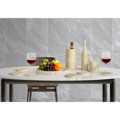 10 Pieces Luxury Natural Marble Dining Room Accessories Set