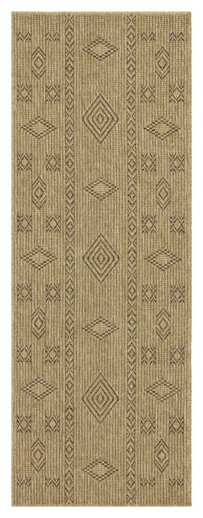 Earth - 5'3" X 7'3" Polypropylene Indoor, Outdoor Area Rug - Jute, Mocha