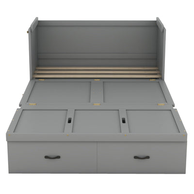 Murphy Bed With USB Port And A Large Drawer