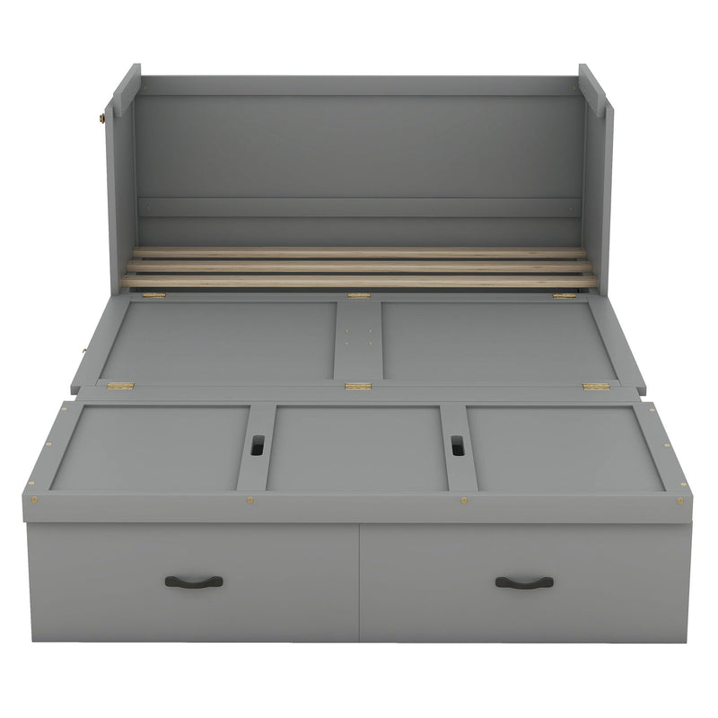 Murphy Bed With USB Port And A Large Drawer