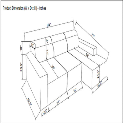 Seltos - Power Sectional - Gray