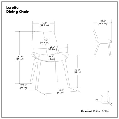 Loretta - Upholstered Dining Chair (Set of 2)