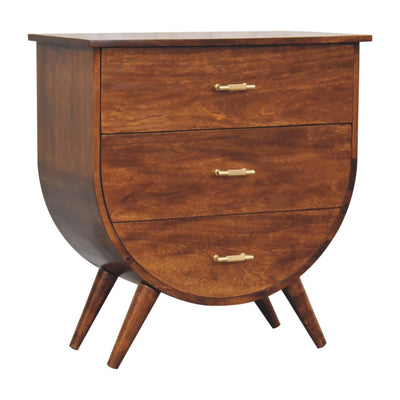 Agra - Bedside Table - Chestnut