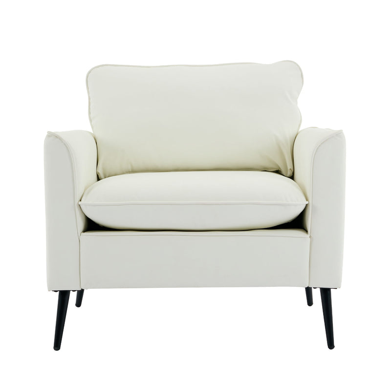 Nordic Retro Light Luxury Upholstered Sofa Chair