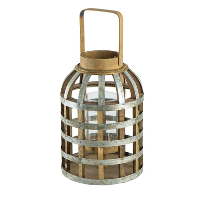 Decorative Lantern With Handle, Wooden Lantern For Indoor Outdoor, Home Garden Wedding