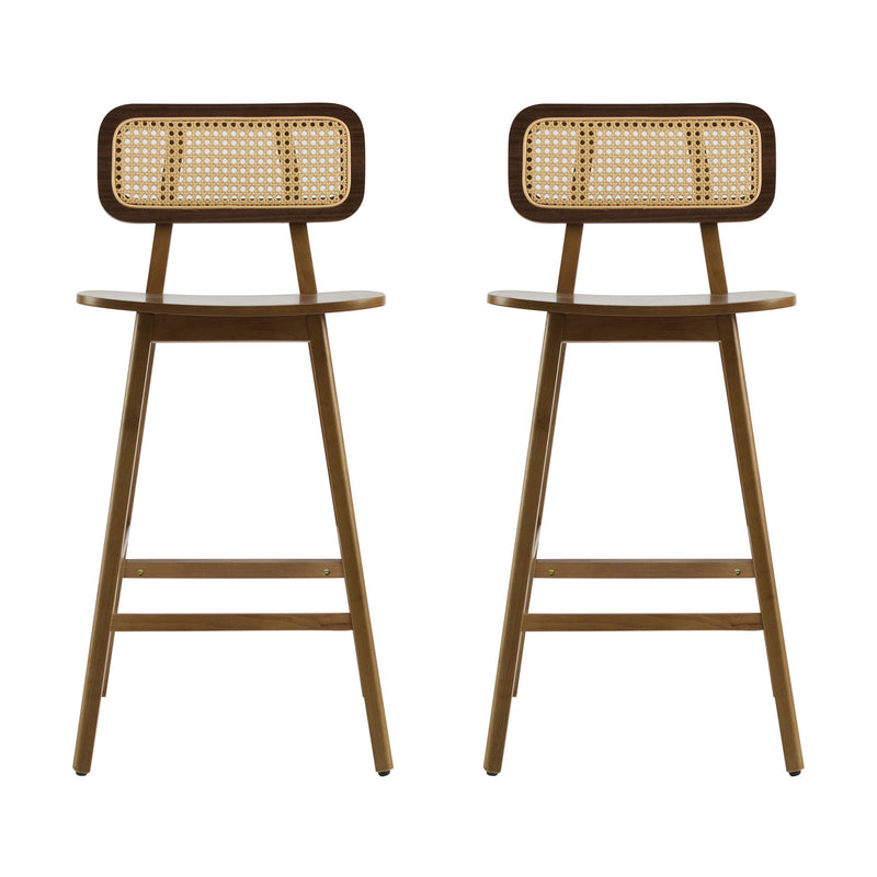 Bari - Indoor Wood Barstool (Set of 2)