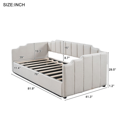 Modern Upholstered Daybed With Underneath Storage