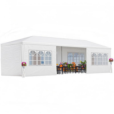 10X20' Outdoor Garden Gazebo Wedding Party Tent Canopy Marquee With Removable Sidewalls