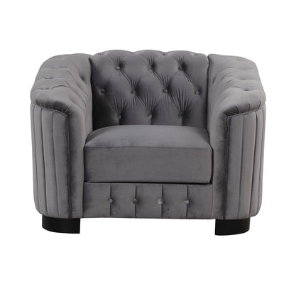 Upholstered Accent Sofa Chair With Removable Cushion
