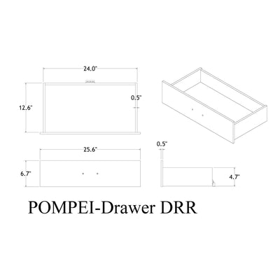 Shaker - Crocodile Metallic Dresser