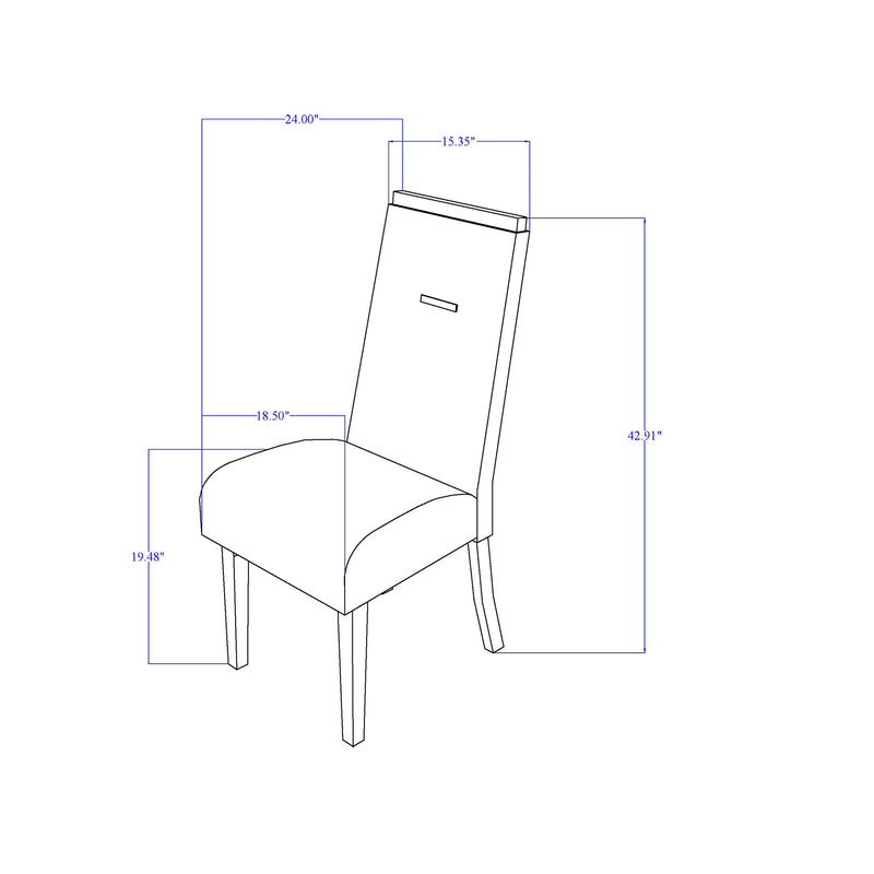 Moon - Dining Chairs (Set of 2) - Gray
