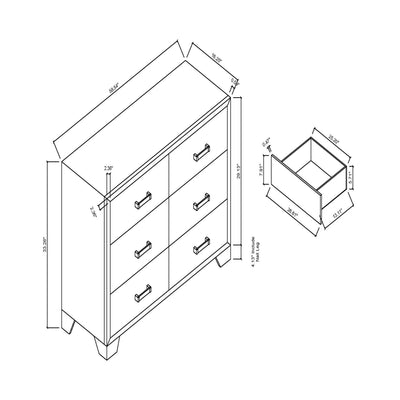 Omoda - Dresser - White
