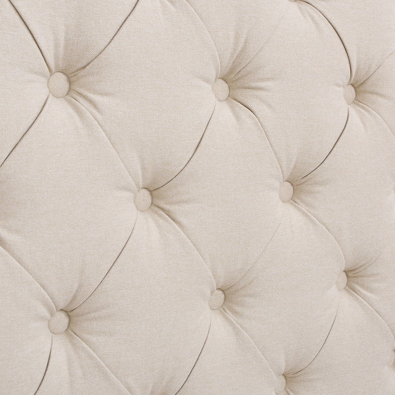 Fontana - Handcrafted Wingback Upholstered Platform Bed Frame