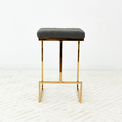 Joel - Mid Century Modern Luxury Upholstered Stool