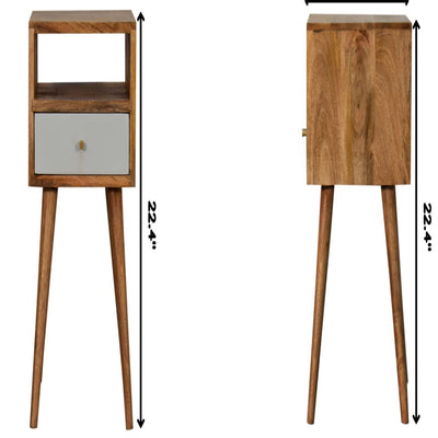 Solid Wood Mini Nightstand