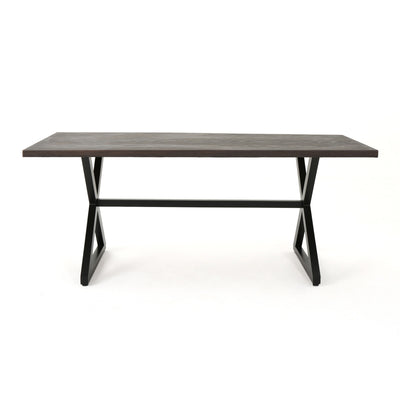 Rolando - Outdoor Aluminum Dining Table With Steel Frame