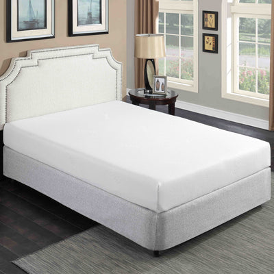 8" Plush Gel Memory Foam Mattress For Bed, Polyester Aloe Vera Cover