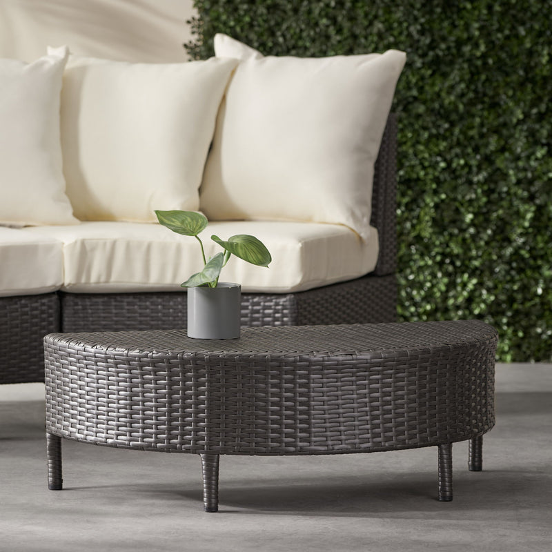 Pt Limon - Outdoor Coffee Table Half Round Design