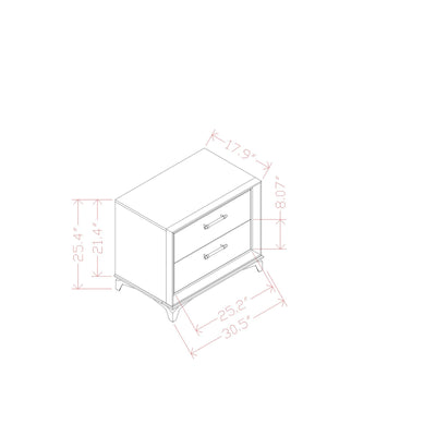 Star - Nightstand - White