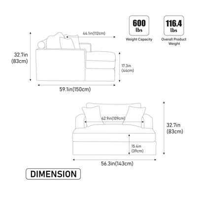 Wide Extra Large Sofa Bed