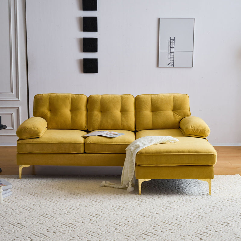 Modern L Shaped Sectional Sofa For Living Room