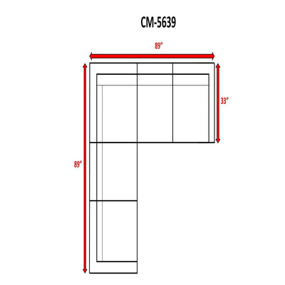 Ana - Outdoor Sectional Sofa With Cushions - Brown