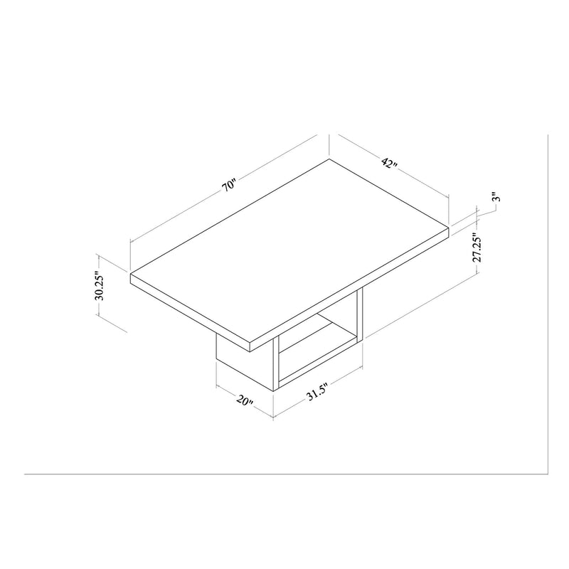 Sheena - 5 Pieces Dining Table Set - Black