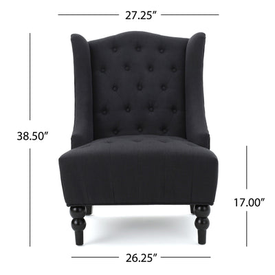 Toddman - Hi - Back Club Chair With Elegant Design