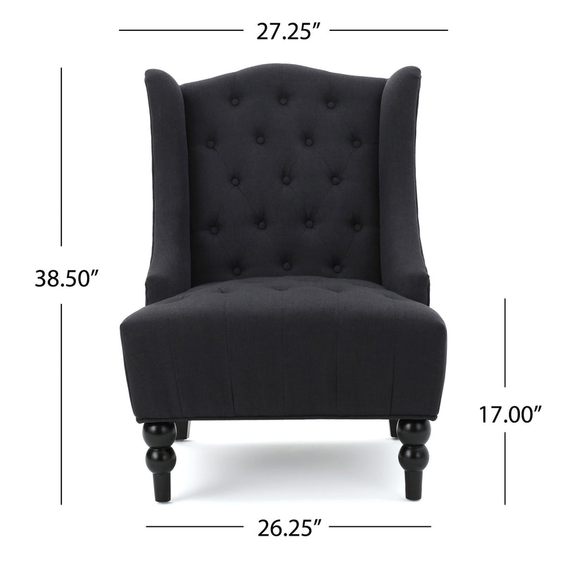 Toddman - Hi - Back Club Chair With Elegant Design