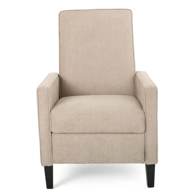 Minimalist Design Fabric Push Back Chair